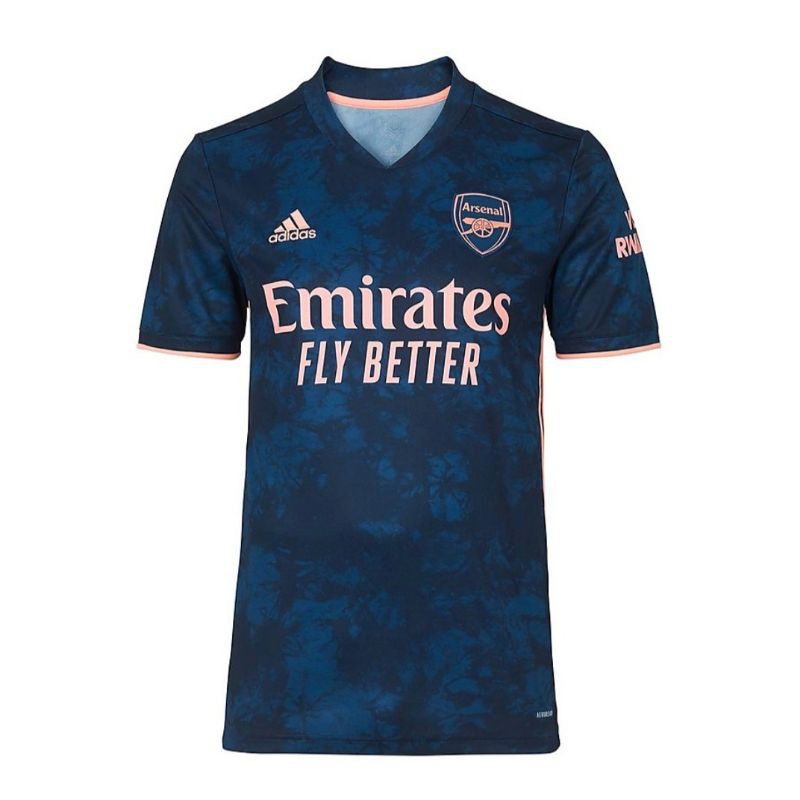 โปรโมชัน Arsenal เสื้ออาร์เซนอล ชุดเยือน Thrid เสื้อผู้ชาย เสื้อฟุตบอลเกรดแฟนบอล [AAA] 2020/21 ราคาถูก ฟุตบอล