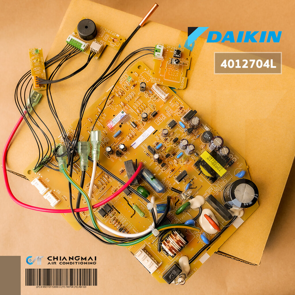 4012704 แผงวงจรแอร์ Daikin แผงบอร์ดแอร์ไดกิ้น แผงบอร์ดคอยล์เย็น รุ่น AT18KV2S, FT18LV2S ราคา 3,350 บาท*ส่งฟรี
