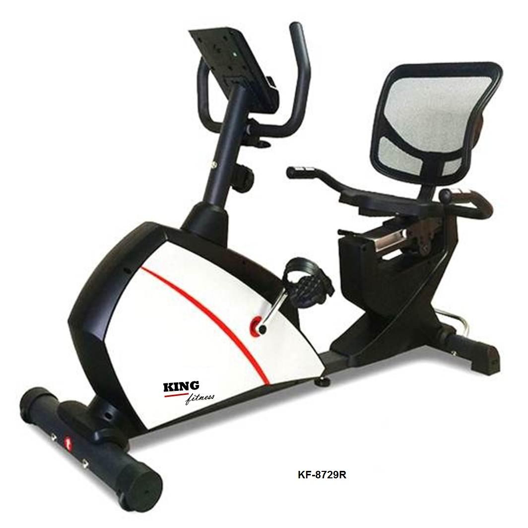 KF-FIT จักรยานเอนปั่น Recumbent Bike รุ่น 8729R  จักรยานออกกำลังกาย จักรยานแม่เหล็ก