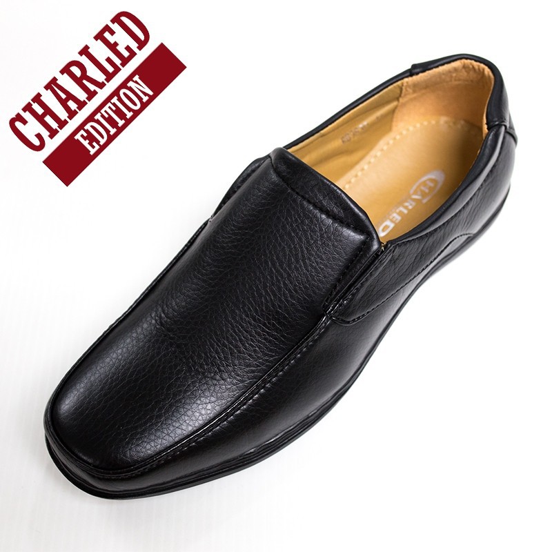 Charled rb9830 men's slip-on leather shoes ราคา 499 บาท*ส่งฟรี