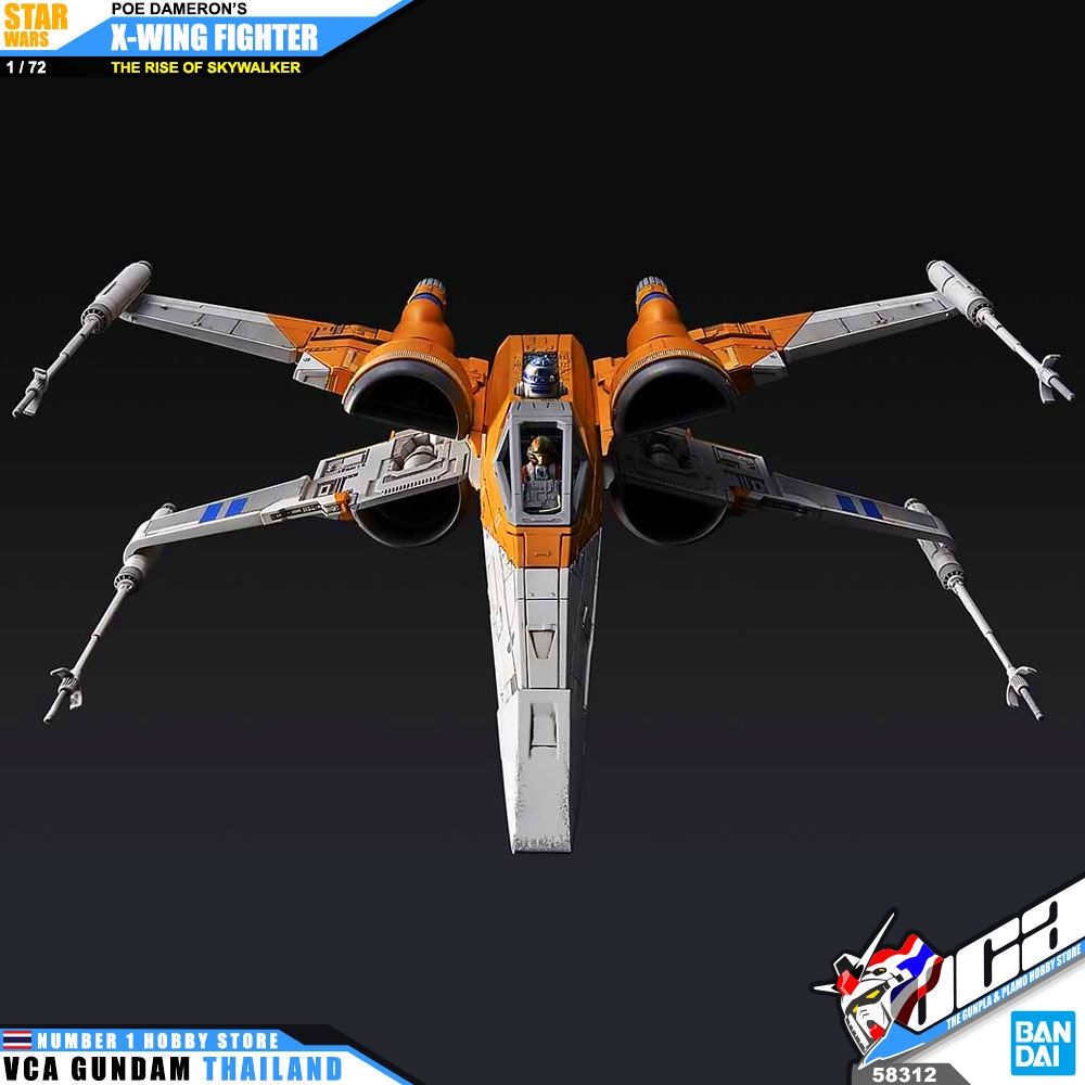 1/72 POES X-WING FIGHTER STAR WARS : THE RISE OF SKYWALKER