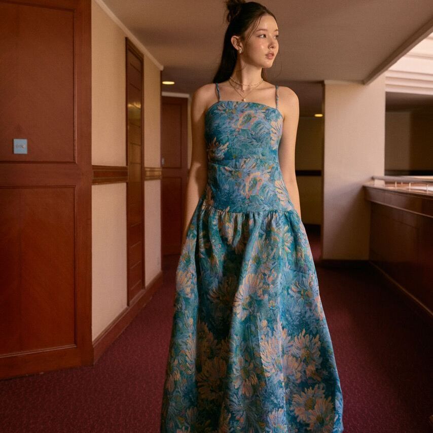 lookbookthesignature dorothy dress kyoto blue ชุดเดรสไปงาน ราคา 3,450 บาท*ส่งฟรี