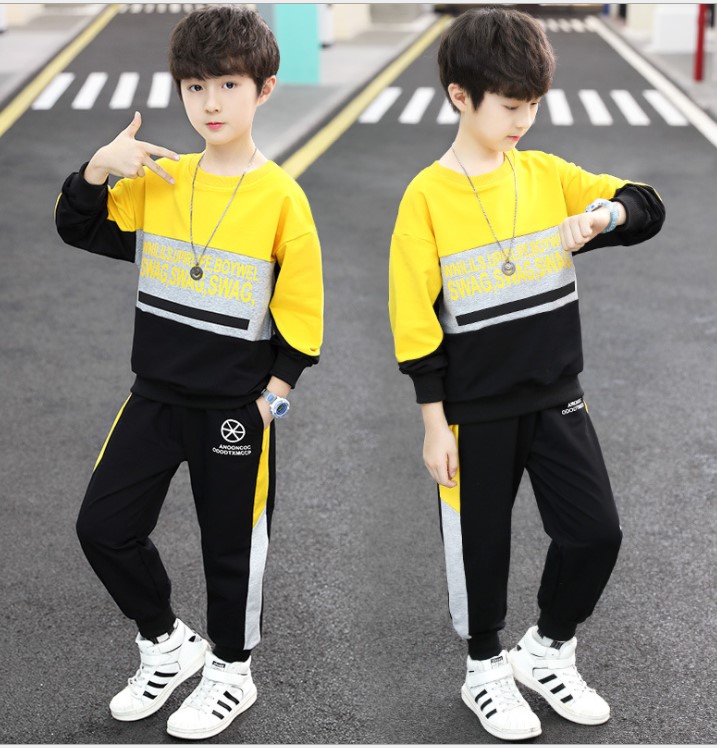 รูปภาพของ CB❤️สินค้าพร้อมส่ง❤️ ชุดเซ็ต 2 ชิ้น เสื้อผ้าเด็กโต เสื้อผ้าเด็กชาย-หญิง ชุดเด็กชายสไตล์เกาหลีแฟชั่น  รุ่น A177