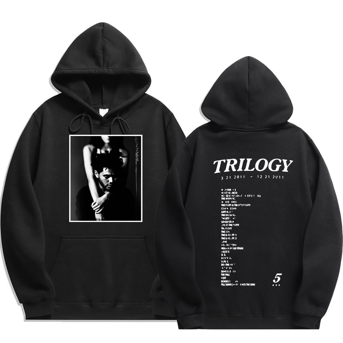 2023 Fashion Rapper The Weeknd Hoodies Men Women Casual Loose Sweatshirt  Oversize Long Sleeve Coat Hooded Pullover Streetwear