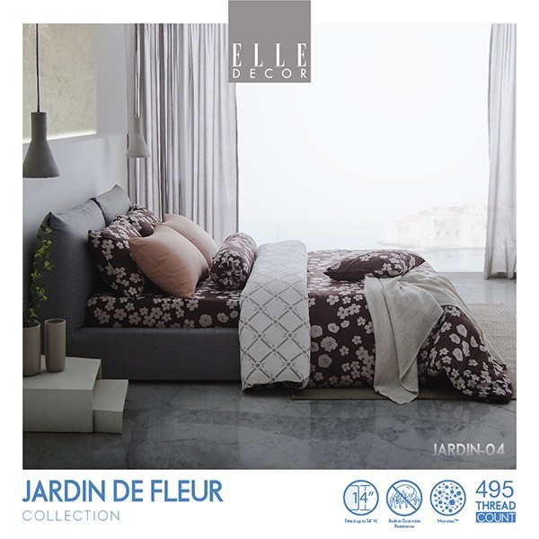 ELLE DECOR ปลอกหมอนหนุน (2ชิ้น) รุ่น JARDIN DE FLEUR รหัส ELLE JARDIN-04 ส่งฟรี ราคา 858 บาท*ส่งฟรี