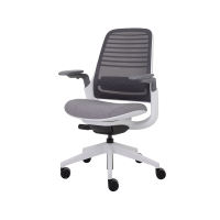 Modernform เก้าอี้ Steelcase ergonomic รุ่น Series1 พนักพิงกลาง เบาะผ้า พนักพิงตาข่าย
