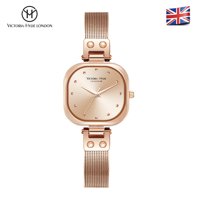 [2 Years Warranty] VICTORIA HYDE London Women's Watch Leather Strap Metal Strap Watch Original Design Watch ROCK ราคา 4,559 บาท*ส่งฟรี