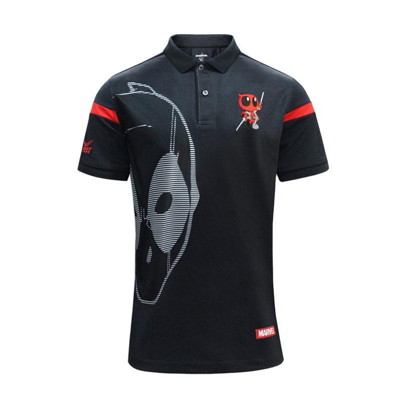 FBT x MARVEL เสื้อโปโล เสื้อคอปก เสื้อPOLO (DEADPOOL) 12P1206 ราคา 599 บาท*ส่งฟรี
