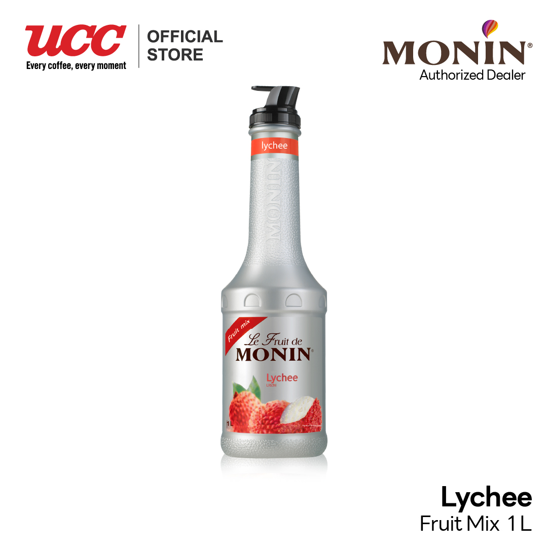 MONIN Lychee Fruit Mix ลิ้นจี่ฟรุ๊ตมิกซ์ 1L. ราคา 650 บาท*ส่งฟรี