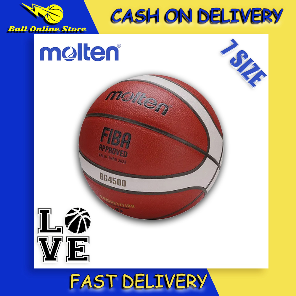 Molten bg4500 ลูกบาส เบอร์7 ลูกบาสเก็ตบอล PU เฉพาะเกม ราคา 1,044 บาท*ส่งฟรี
