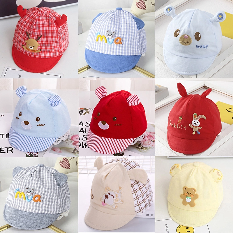 ภาพหน้าปกสินค้าหมวกเด็กอ่อน หมวกเด็ก ผ้านิ่ม ยางยืด หมวกเด็กหญิง หมวกเด็กชาย0-6เดือน M1