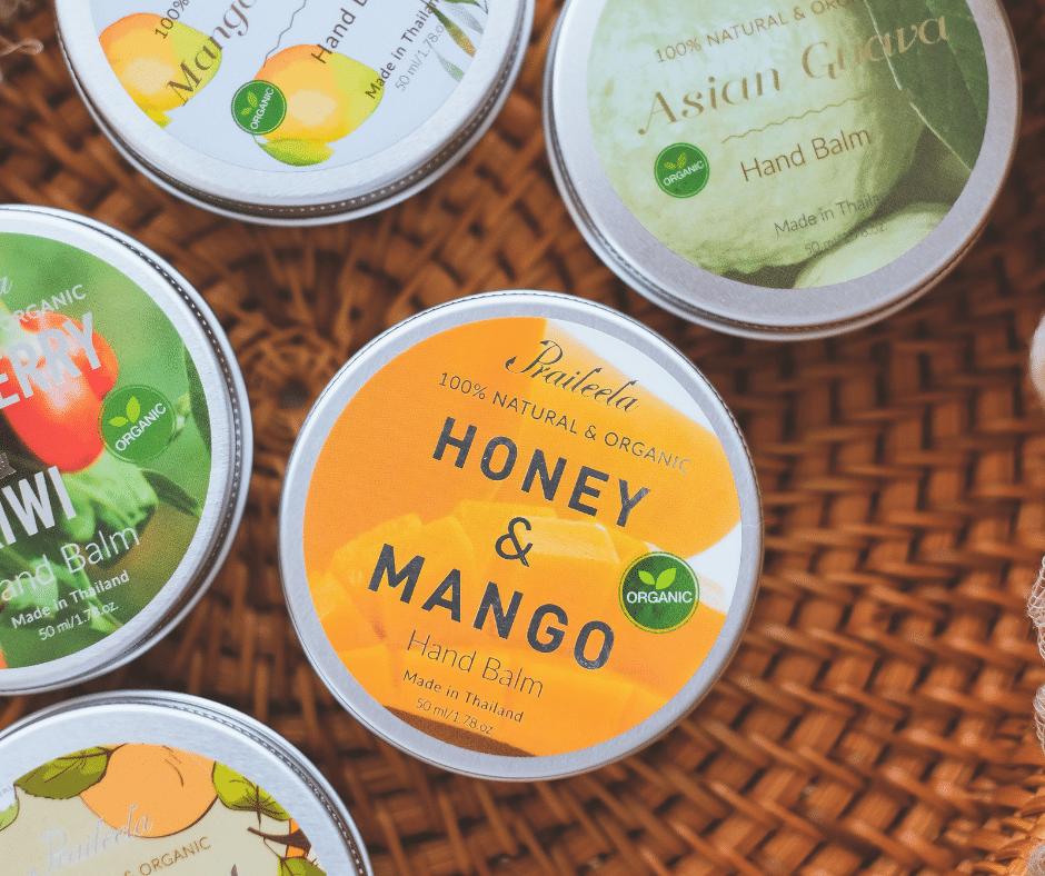 PRAILEELA Hand Balm 50g (Moisturizing Organic and Natural 100%) ราคา 300 บาท*ส่งฟรี