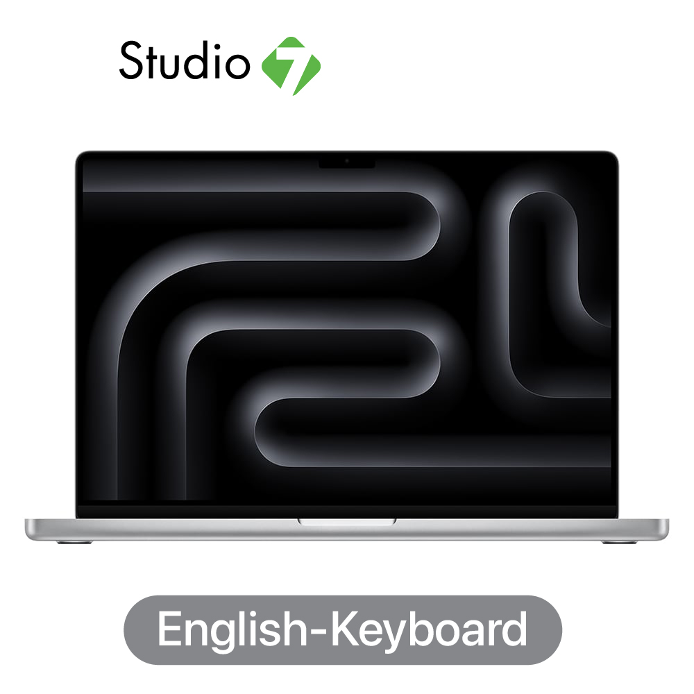 Apple MacBook Pro 14 : M3 chip 8C CPU/10C GPU/8GB (2023) Eng-Keyboard by Studio 7 ราคา 59,900 บาท*ส่งฟรี