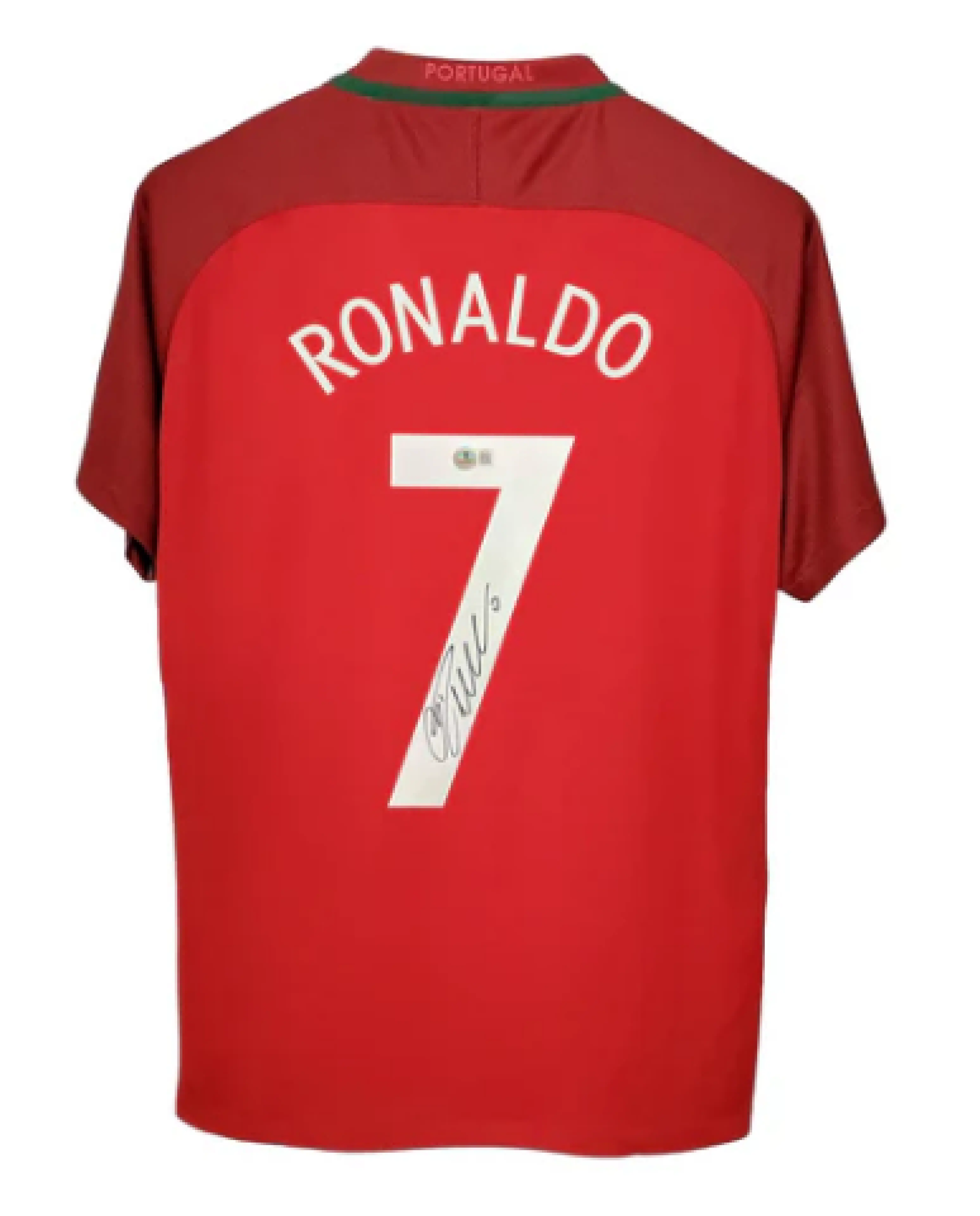 2016 Portugal National Team Jersey Signed by Cristiano Ronaldo.