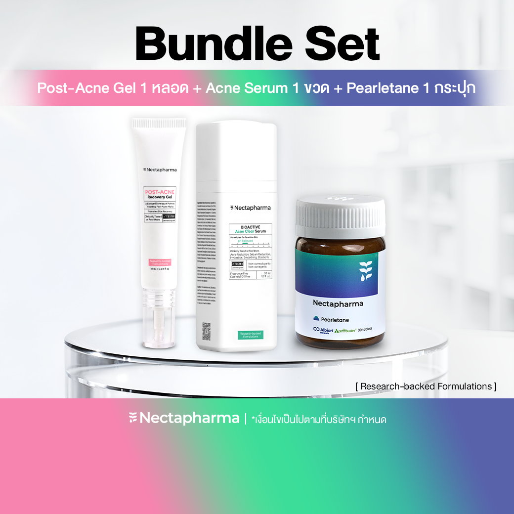Bundle Set Post-Acne Recovery Gel Nekta Farma Post-Acne Recovery Gel for People with Acne Problems. ราคา 560 บาท*ส่งฟรี