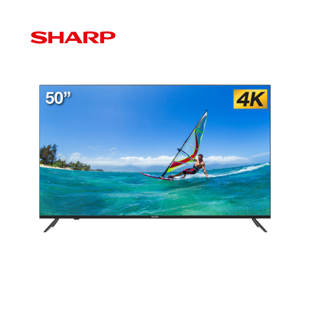 Sharp LED Smart TV 4K ขนาด 50 นิ้ว รุ่น 4T-C50EK2X รับประกัน 1 ปี By Mac Modern ราคา  16,990 บาท*ส่งฟรี
