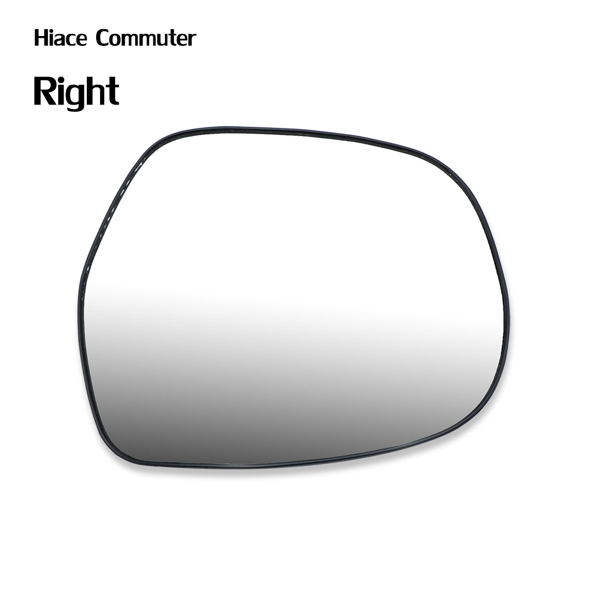 Toyota hiace left on sale side mirror glass