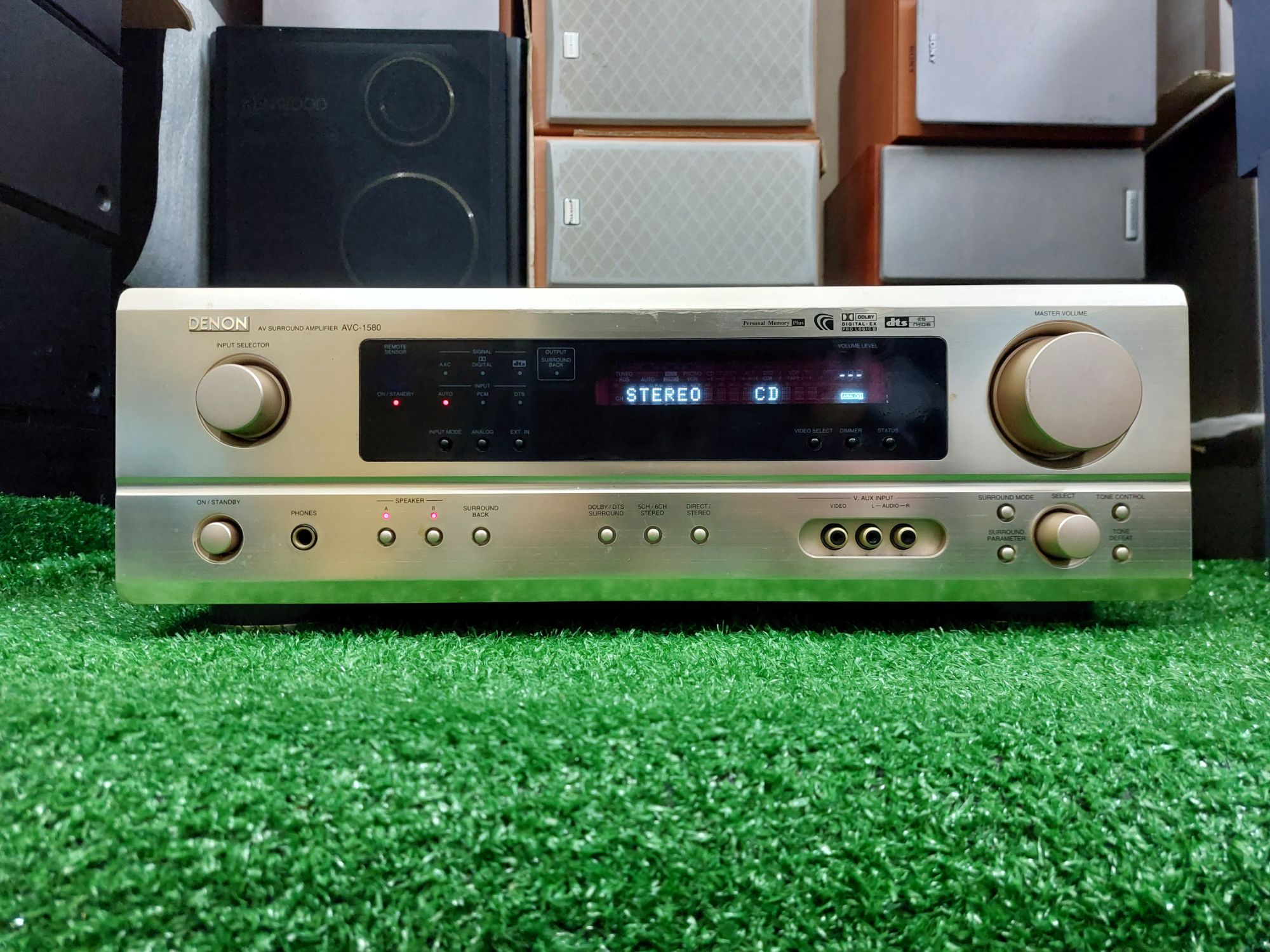 แอมป์DENON รุ่นAVC-1580 จากตู้ญี่ปุ่นมือ ใช้ไฟ100สุง/กว้าง