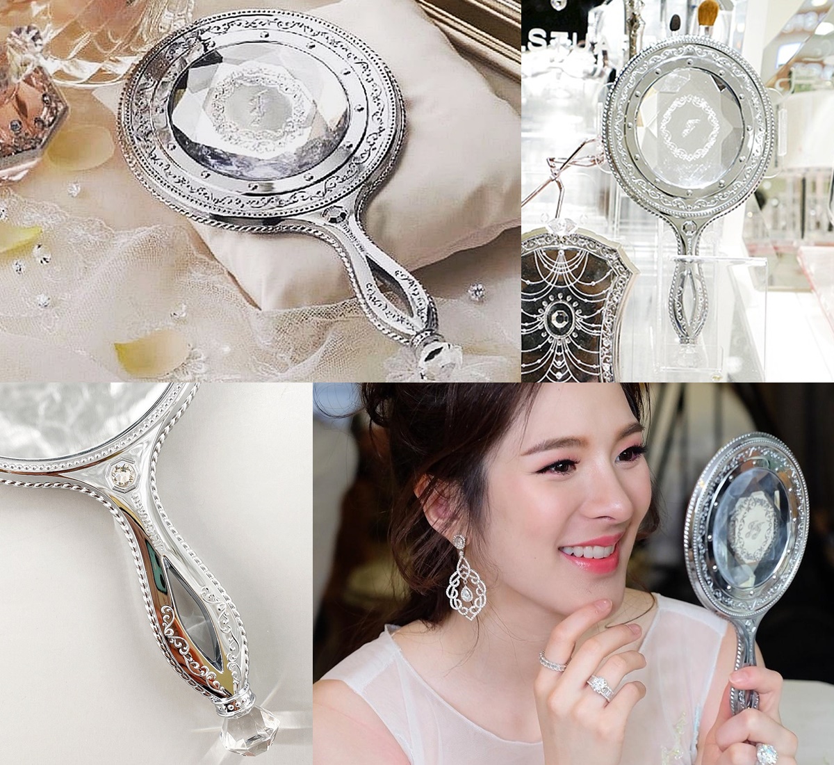 👸🌟 JILL STUART Hand Mirror กระจกเจ้าหญิง ราคา 1,190 บาท*ส่งฟรี