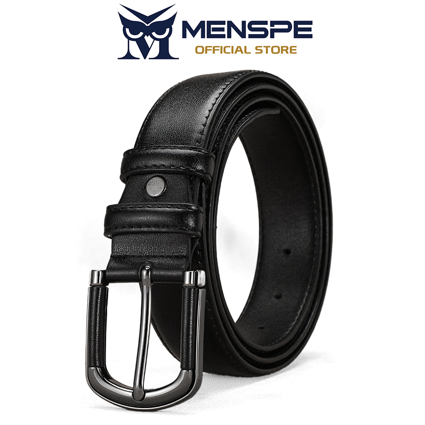 MENSPE เข็มขัดหนังผู้ชายเข็มขัดหนังชั้นสองเข็มขัดหนังวัวเอวเรียบง่ายเข็มขัดเอว 120 cm ปรับความยาวได้สำหรับผู้ชาย ที่มีเข็มขัดกางเกงยีนส์คลาสสิกวินเทจ ราคา 173 บาท*ส่งฟรี