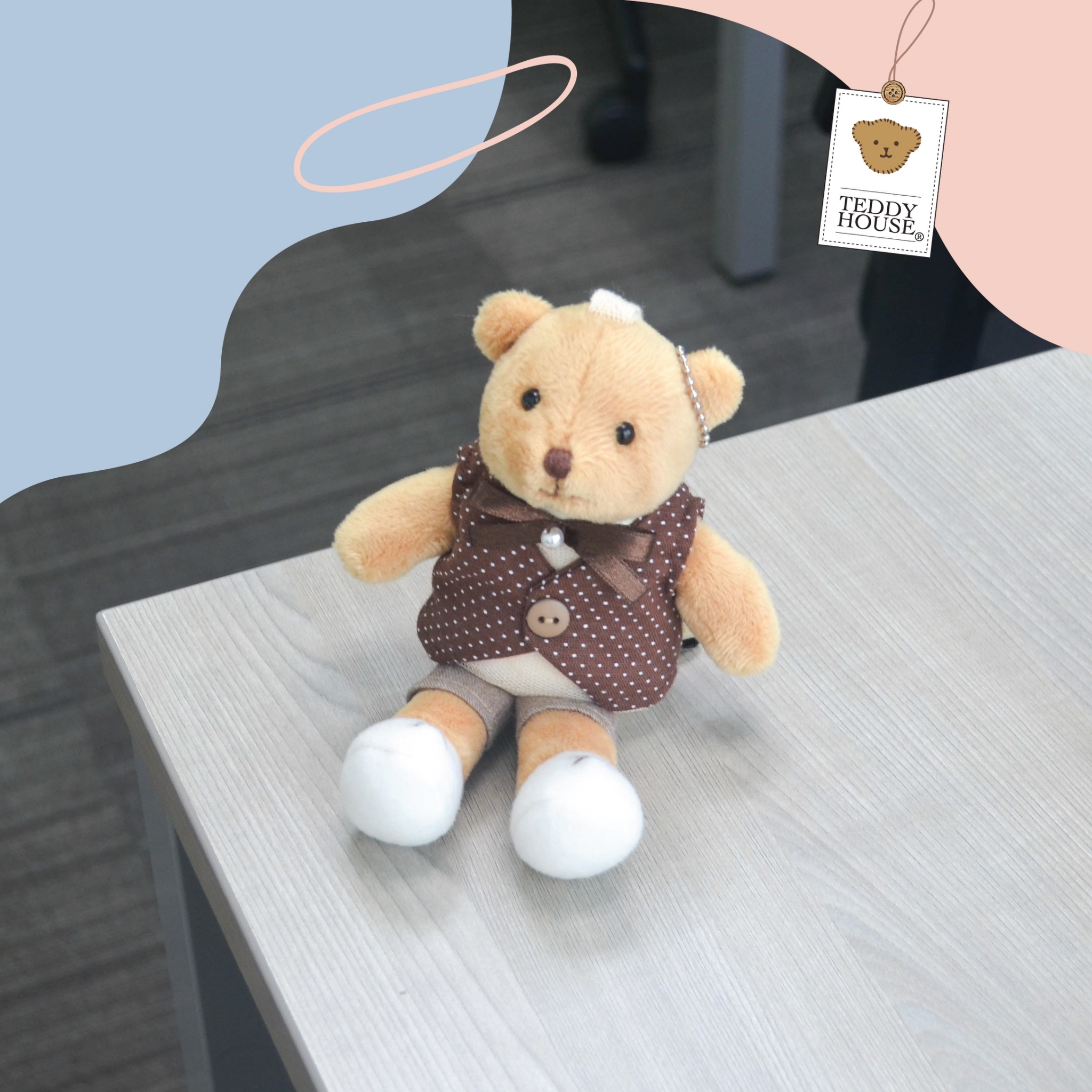 BuBu Bear :พวงกุญแจหมี ขนาด 6"