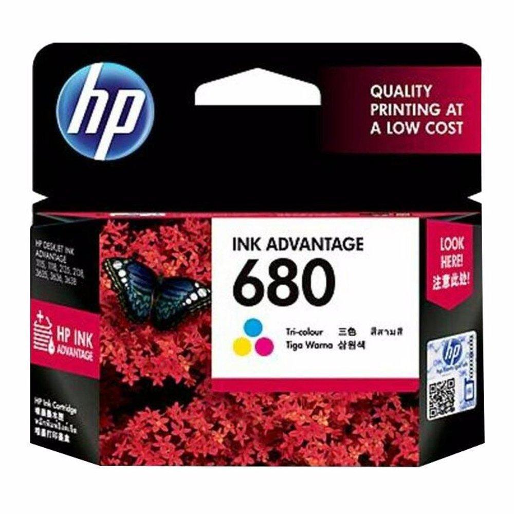 INK HP (หมึกสำหรับเครื่องพิมพ์) 680 (TRI-COLOR) F6V26AA ของแท้ 100%หมึกเครื่องปริ้น เครื่องปริ้น เครื่องปริ้น canon ปริ้นเตอร์ เครื่อง ปริ้นเตอร์ เครื่องปริ้น ราคาถูก ราคา เครื่องปริ้น epson