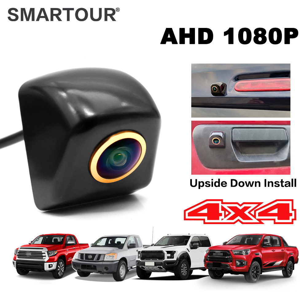 Black HD 4x4 car rear view camera for Isuzu D-Max Mitsubishi Triton Hilux Vigo Revo Nissan Navara Frontier Ford Ranger ราคา 422 บาท*ส่งฟรี