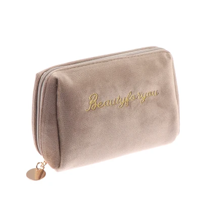 JIAOQI Velvet Organizer Lipstick Travel Cosmetic Bag Box Pouch Beauty Case Makeup Bag (1)