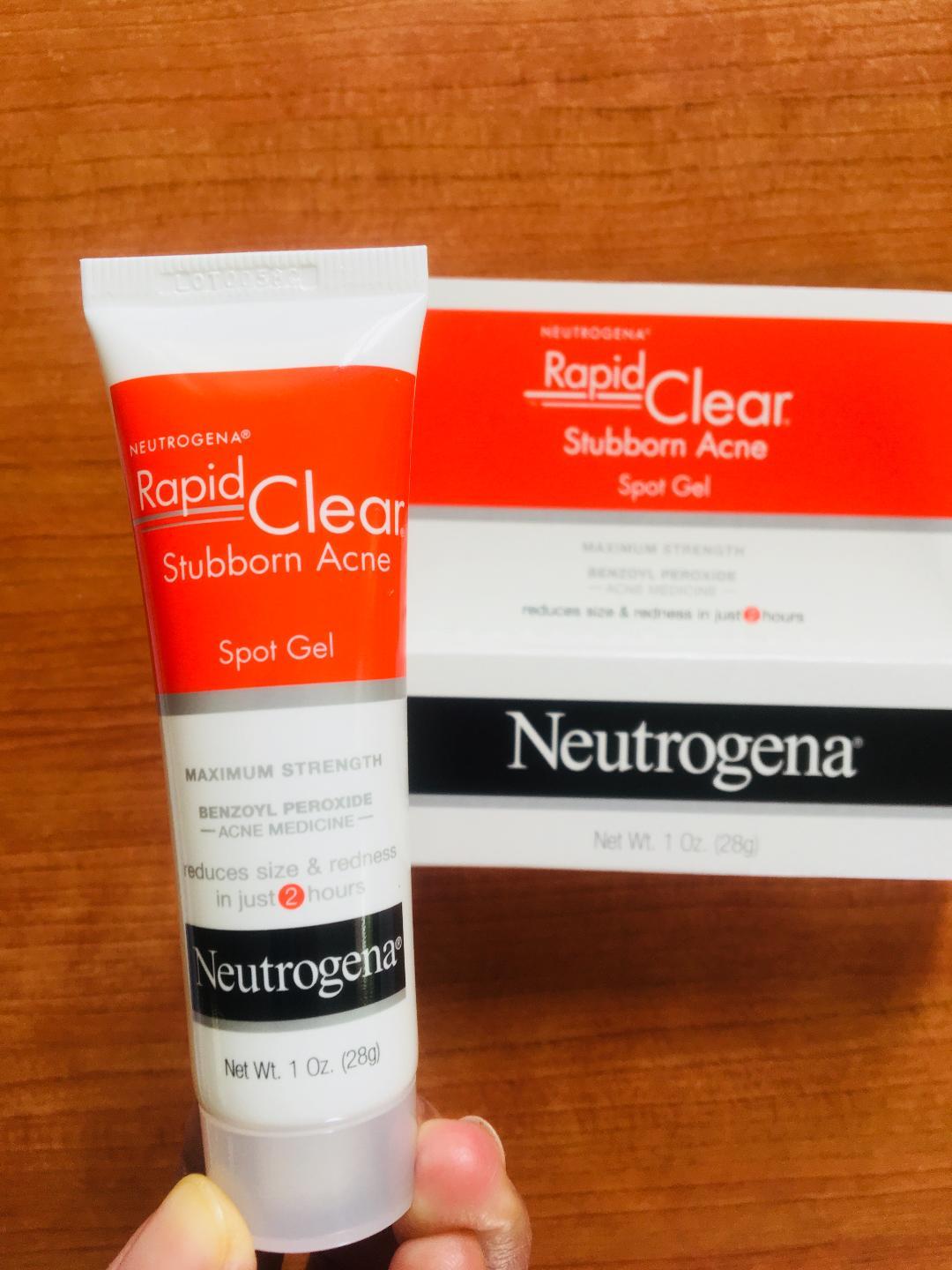 Neutrogena? Rapid Clear, Stubborn Acne Spot Gel, Maximum Strength (28 g) เจลแต้มสิว แท้จากอเมริกา สิวลดใน 2 ชม