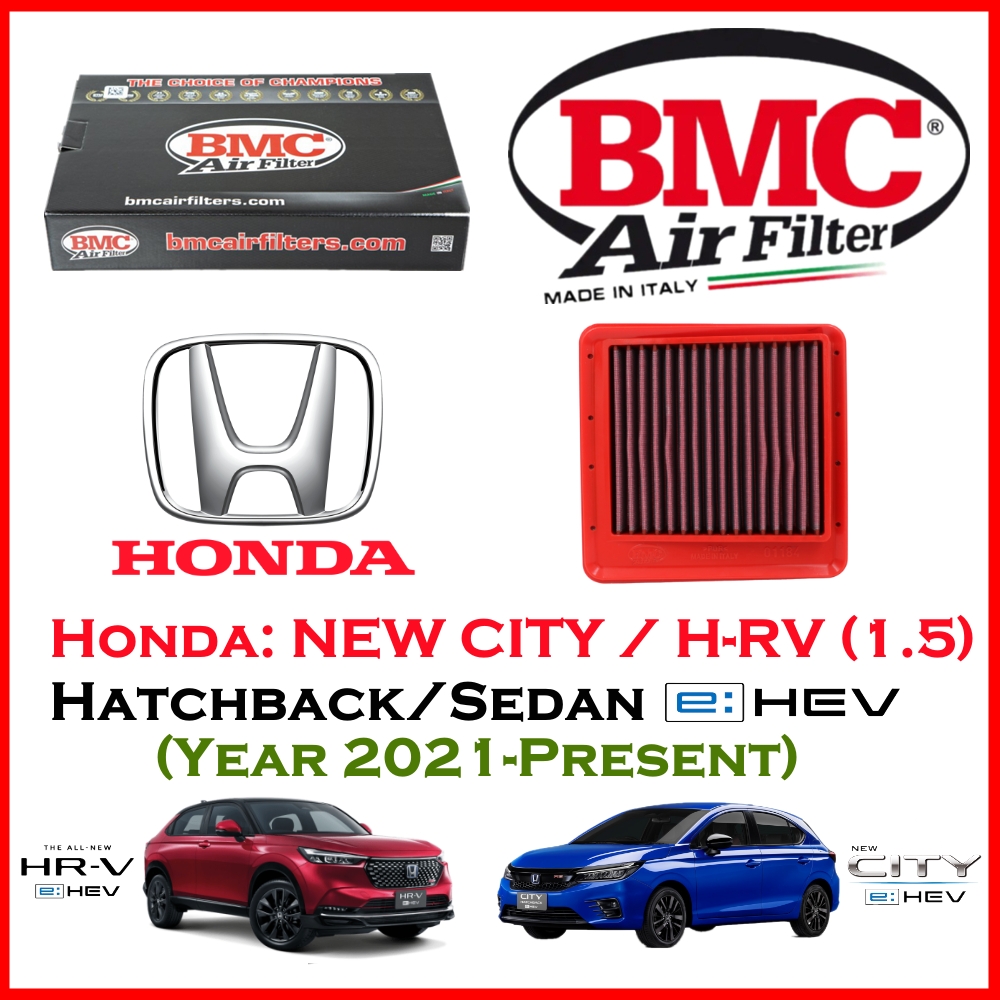 BMC Airfilters® (ITALY)🇮🇹 Performance Air Filters กรองอากาศแต่ง สำหรับ Honda: CITY / H-RV 1.5 [e:HEV] 2021-ปัจจุบัน โดยตัวแทนจำหน่าย BMC [ST MINI] (สินค้าพร้อมส่ง) ราคา 4,090 บาท*ส่งฟรี