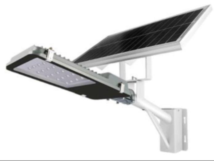 SOLAR LED STREET LIGHT โคมไฟถนนโซล่าร์เซลล์ กำลังไฟ 50 วัตต์ พร้อมขายึดแผงโซล่าร์และขายึดเสาไฟ และรีโมทคอนโทรล รุ่น SOLAR-AB-50 โคมไฟ โคมไฟโซล่าเซล โคมไฟติดผนัง โคมไฟถนน โคมไฟโซล่าเซลล์ โซล่าเซล โซล่าเซลล์ Solar Cell