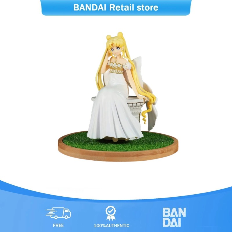 Bandai Sailor Moon a sitting posture Princess Sailor Moon figure model ornament girlfriend gift ราคา 1,368 บาท*ส่งฟรี