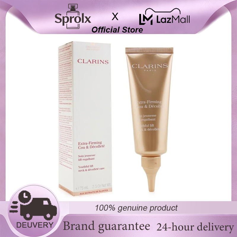 Clarins Extra-Firming Neck & Decolletage Youthful Lift Neck Cream 75ml ราคา 976 บาท*ส่งฟรี
