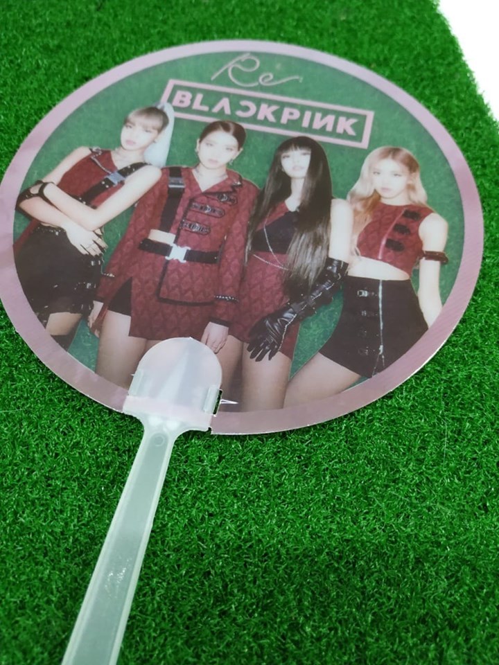 พัดใส Blackpink พัดใสเกาหลีแฟนเมด น่ารักๆ  ราคา อันละ 39บาท    #เย็นสบาย  #ใช้ดี #ราคาถูก