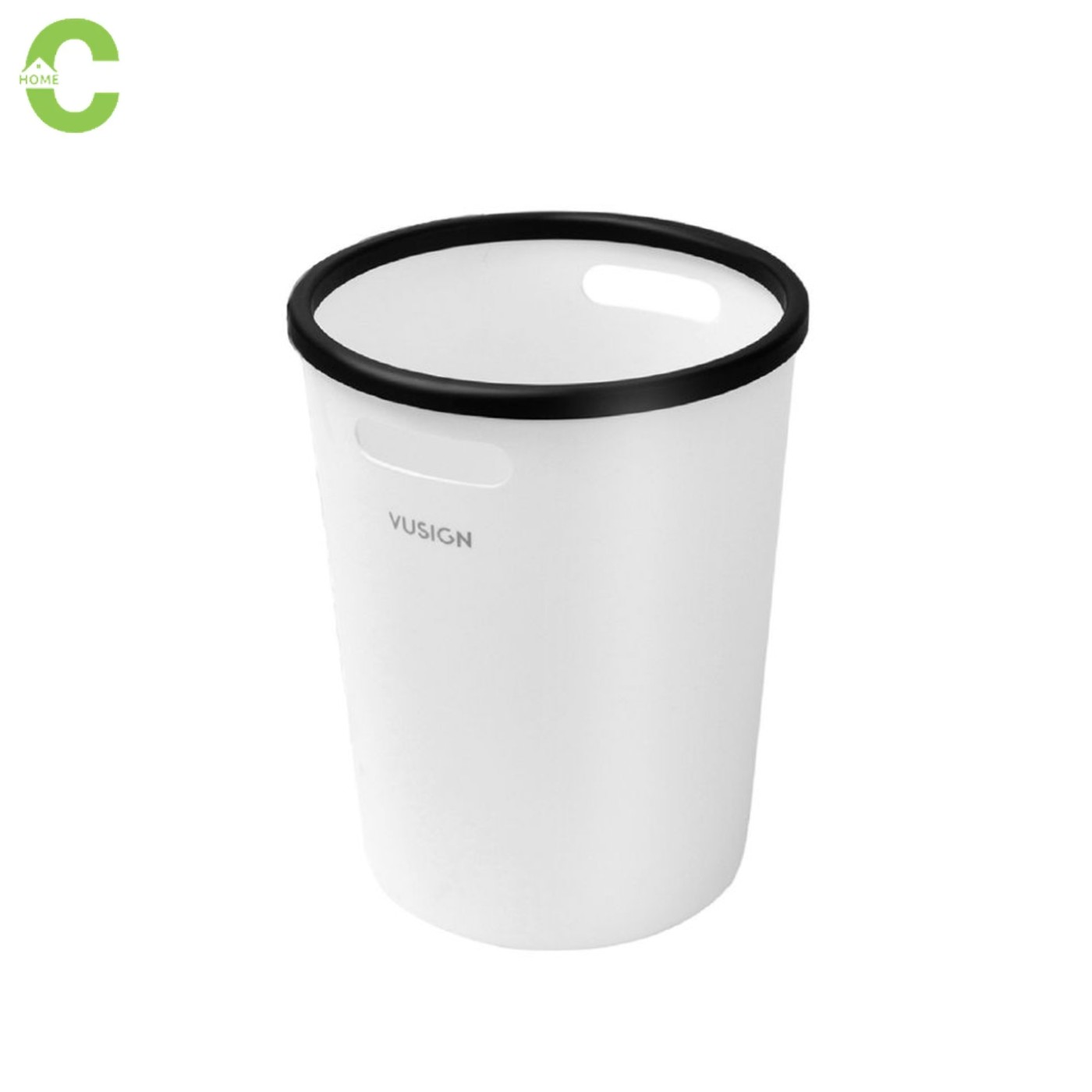 HOMEC ถังขยะทรงกลม ถังขยะพลาสติก ถังขยะมินิมอล ถังขยะในบ้าน ถังขยะในห้องน้ำ ถังขยะอเนกประสงค์ ใส่ขยะได้เยอะ มีหูหิ้ว ราคา 65 บาท*ส่งฟรี