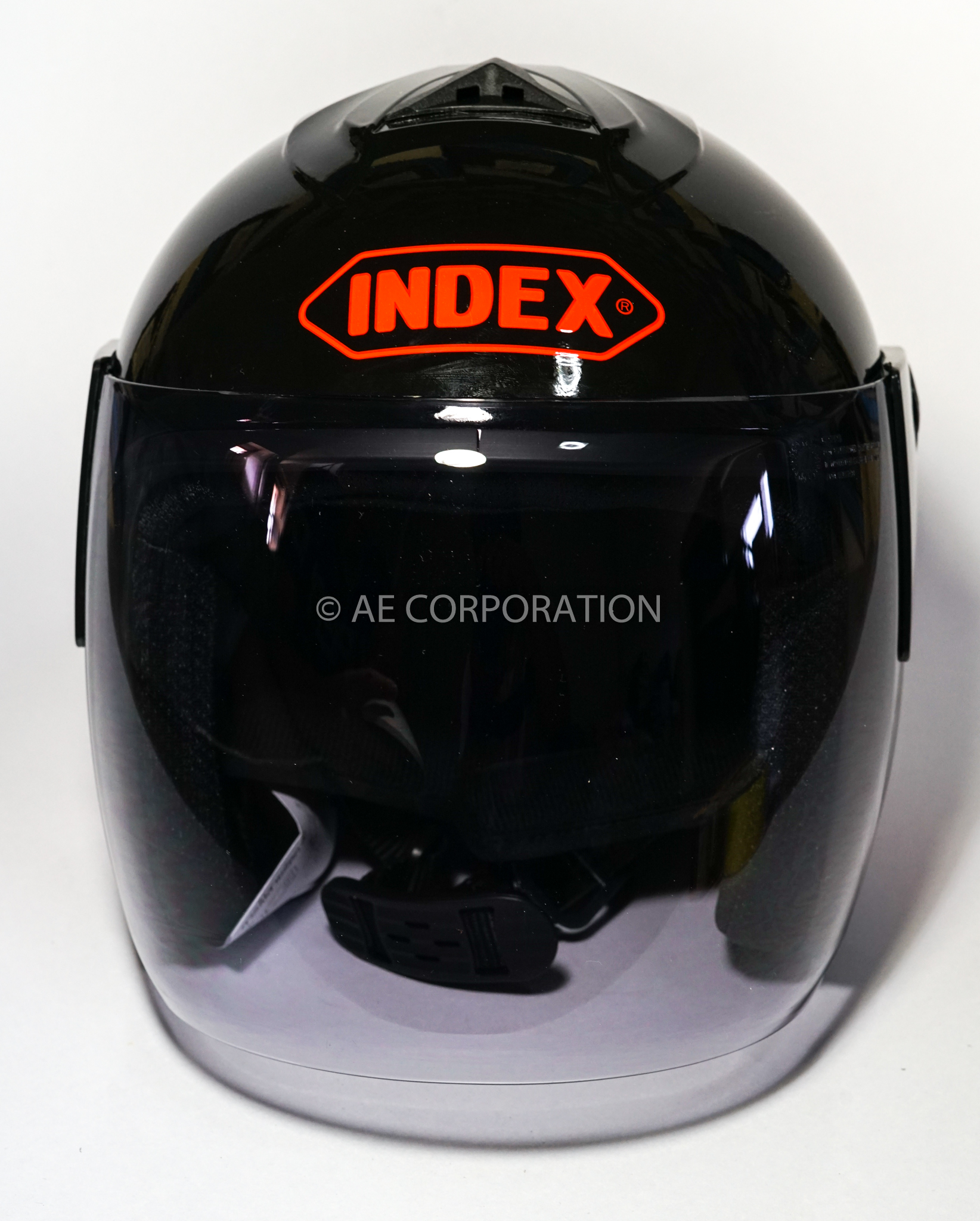 มุมมองเพิ่มเติมของสินค้า หมวกกันน็อค INDEX DUNK NEW หมวกกันน็อค ของแท้100% ไซต์L สีดำเงา 300IQ Racing