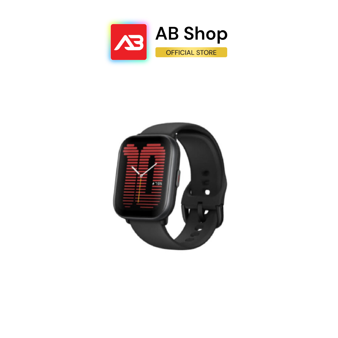Amazfit นาฬิกาอัจฉริยะ หน้าจอ AMOLED ขนาด 1.75 นิ้ว รุ่น Active Midnight Black ราคา 3,490 บาท*ส่งฟรี