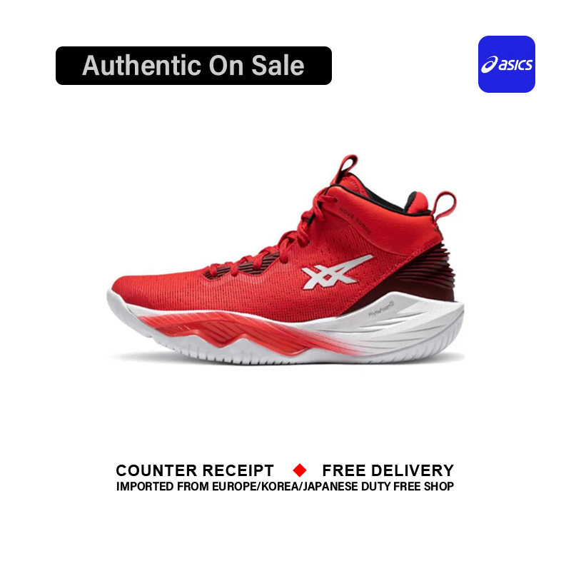 Official Asics Nova Surge 2 " Red " รองเท้าวิ่ง 1061A040 - 600 Complete Shoes Box ราคา 2,914 บาท*ส่งฟรี