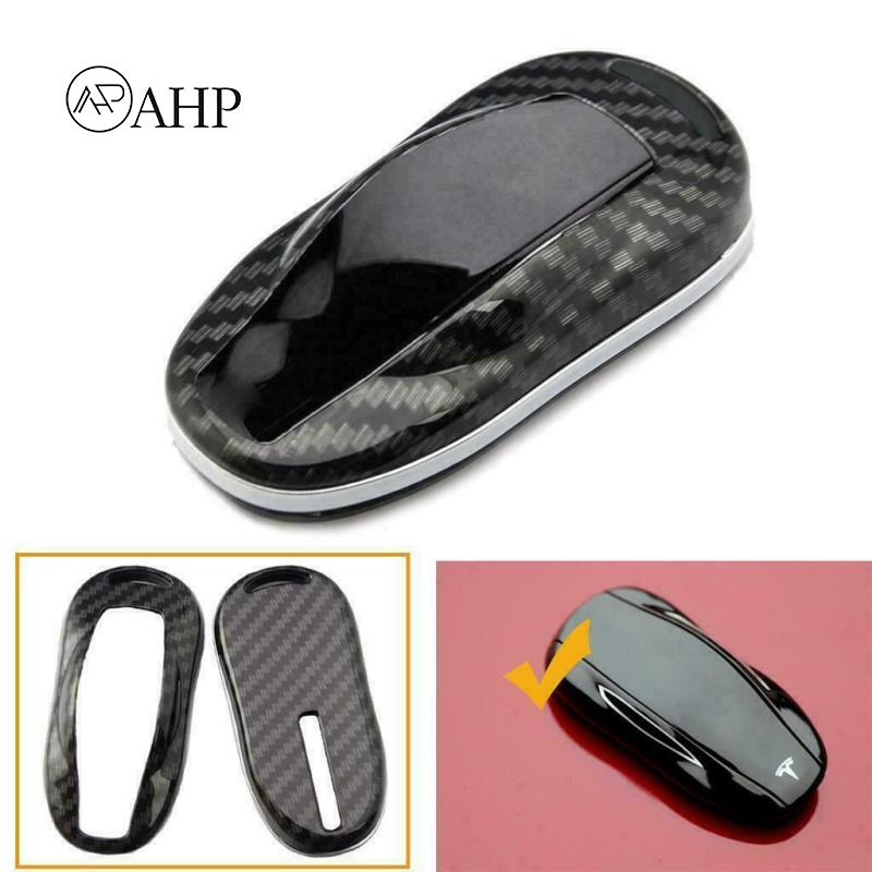 Key Fob Hard Shell Remote Control Protective Cover Carbon Fiber