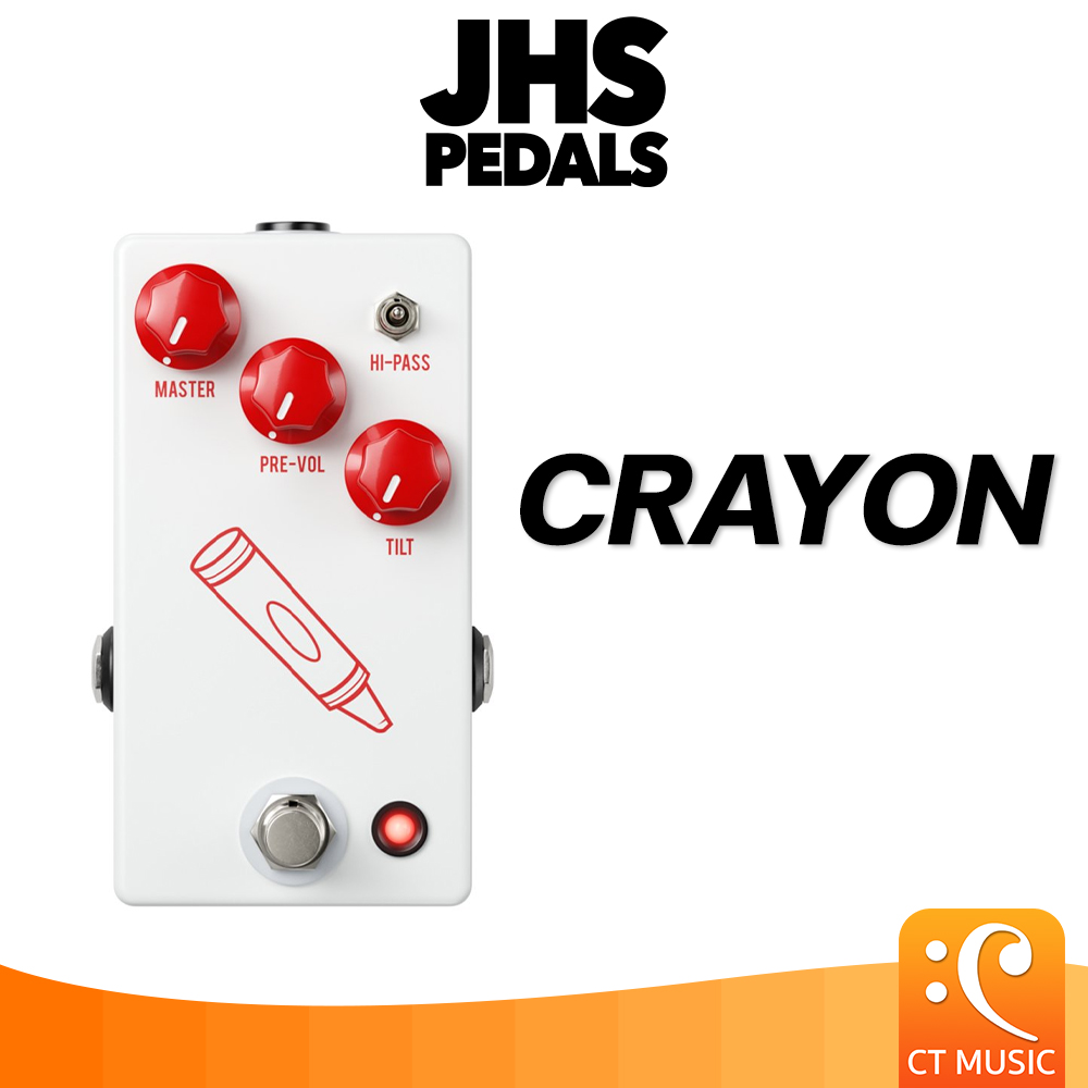 กีตาร์โปร่ง กีตาร์ไฟฟ้า JHS Pedals Crayon เอฟเฟค ราคา 9,200 บาท*ส่งฟรี