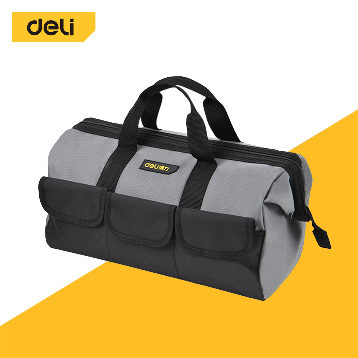 Deli Tool Bag, Mechanic's Bag, Multi-Purpose Tool Bag Tool Bag, Oxford Cloth, Waterproof, Can Hold a Lot of Things, High Quality, Tool Bag ราคา 199 บาท*ส่งฟรี