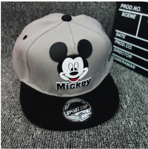 พร้อมส่ง หมวกเด็ก หมวกเด็กโต หมวกแฟชั่น หมวกแก๊ป Baby hat หมวกมิกกี้ เมาส์ (Mickey Mouse)