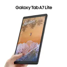ราคาแท็บเล็ต Samsung Galaxy Tab A7 Lite  รุ่น 4G LTE *รุ่นใส่ซิมโทรได้* (Ram3/Rom32) (SM-T225) จะโทร จะเรียนออนไลน์ WFH ก็สามารถทำได้ทุกที่