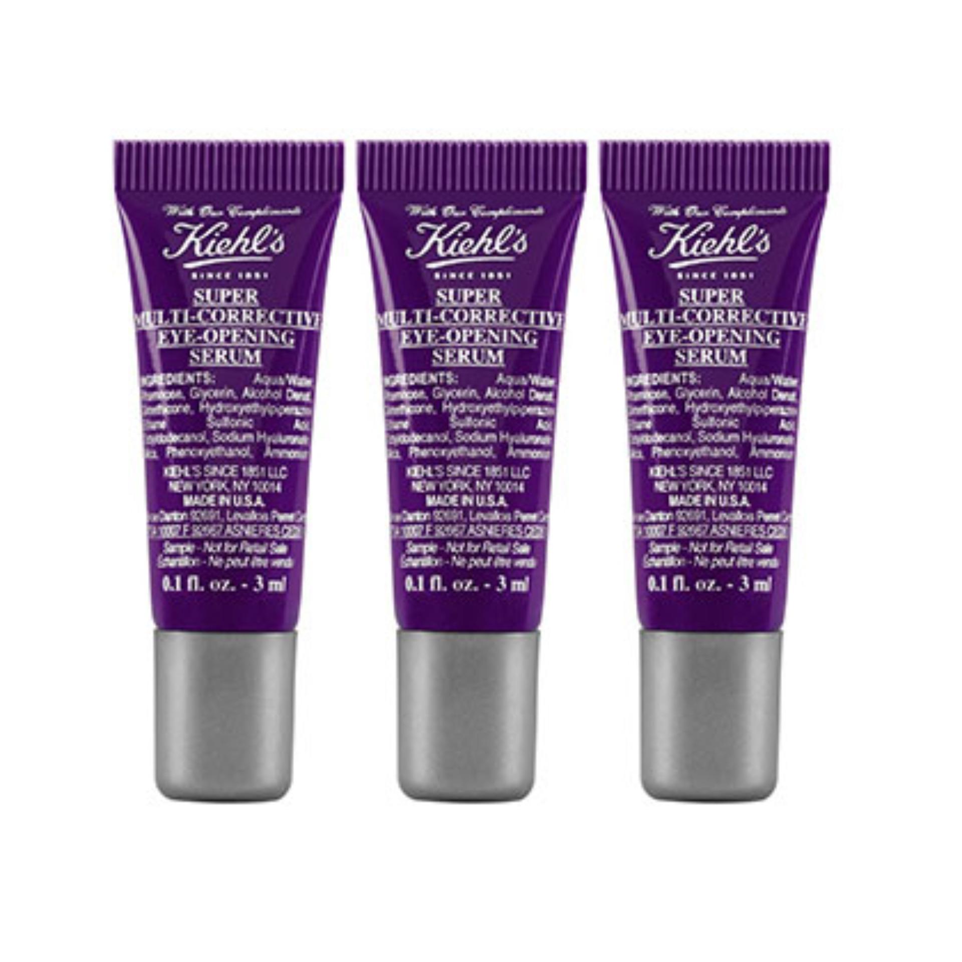 kiehls super multi corrective eye opening serum 3ml เซรั่มฟื้นบำรุงผิวรอบดวงตา 3 หลอด : image kiehls super multi corrective eye opening serum 3ml เซรั่มฟื้นบำรุงผิวรอบดวงตา 3 หลอด