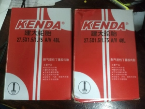 ภาพหน้าปกสินค้าแพ็คคู่สุดคุ้ม!!! ยางใน kenda 27.5x1.5/1.75 AV48(จุ๊บใหญ่) ที่เกี่ยวข้อง