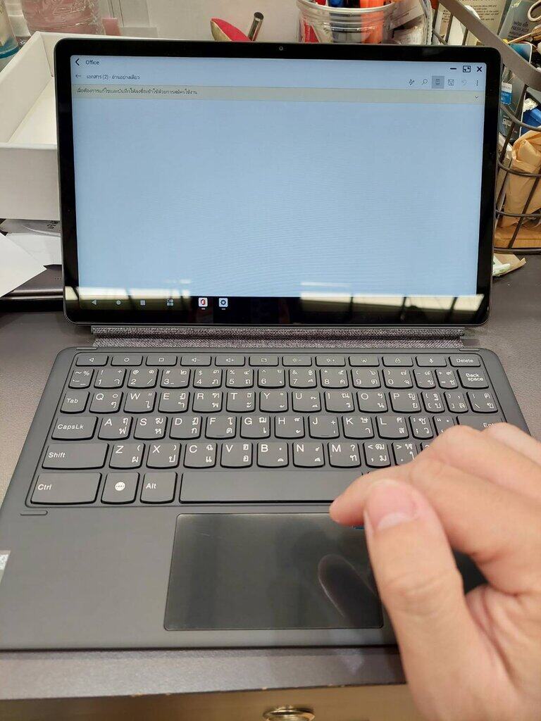 คำอธิบายเพิ่มเติมเกี่ยวกับ [เหลือเครื่องสุดท้าย Display Model] แป้นพิมพ์ภาษาไทย Lenovo แทปเล็ท Tablet TB-J616X ( Lenovo Tab P11 Plus ) RAM 4+128 GB ประกันศูนย์ 1 ปี จอ 11 นิ้ว 2K ZA9L0275TH