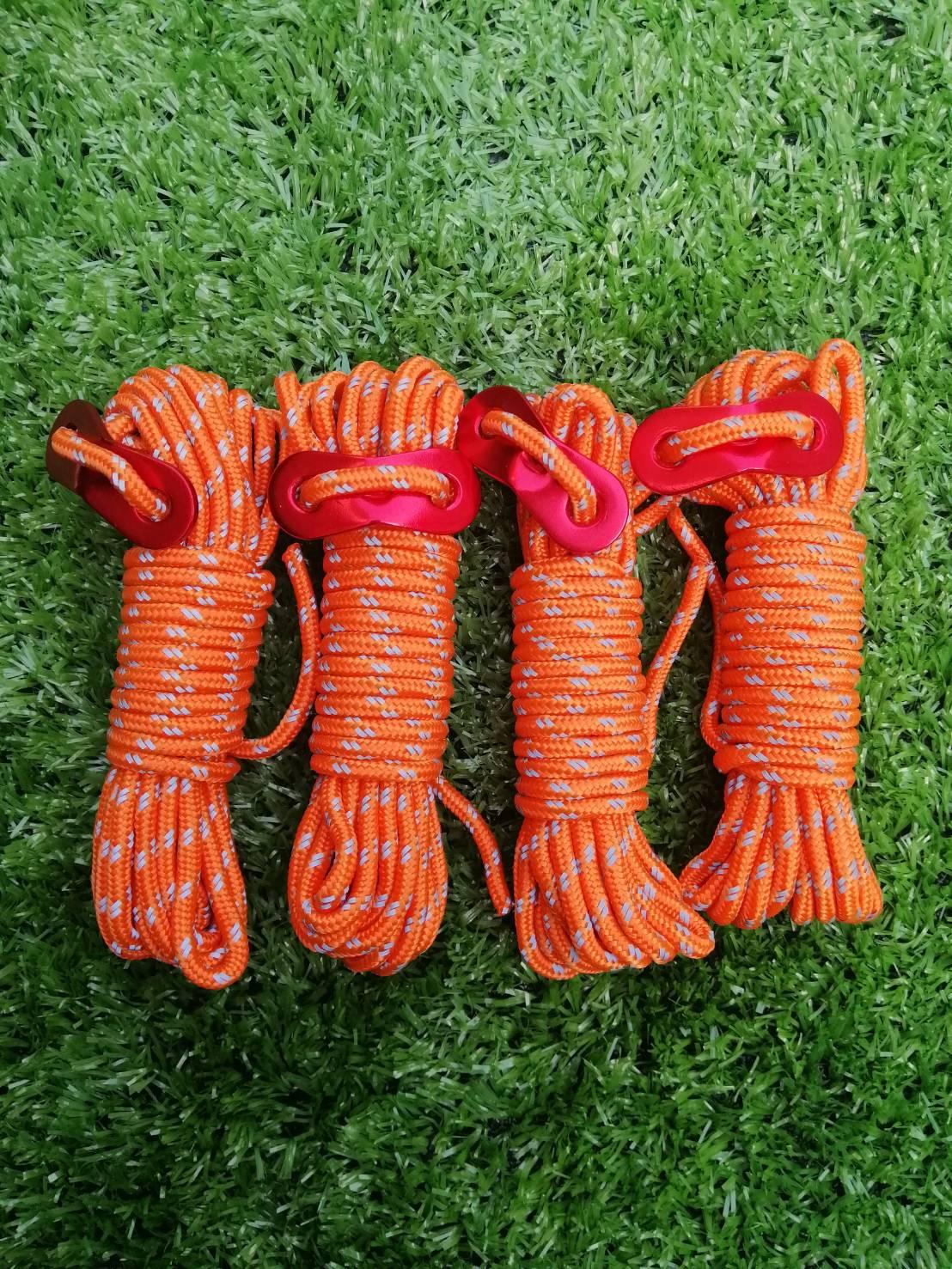 ดูภาพ ชุดเชือกเต็นท์ขนาด 4 มิล เชือกเต็นท์สะท้อนแสง เชือกพาราคอร์ด paracord เชือกฟลายชีท เชือกใช้ขึงดึงกับสมอบก ขนาด 4 มิล 4 เส้น+พร้อมตัวรั้งเชือกอลูมิเนียมอย่างดีเหนียว มีแถบสะท้อนแสงในตัว เหมาะสำหรับใช้กับเต็นท์ แคมป์ปิ้ง มี 4 เส้นในชุดพร้อมตัวรั้งเชือก เพิ่มเติม ชุดเชือกเต็นท์ขนาด 4 มิล เชือกเต็นท์สะท้อนแสง เชือกพาราคอร์ด paracord เชือกฟลายชีท เชือกใช้ขึงดึงกับสมอบก ขนาด 4 มิล 4 เส้น+พร้อมตัวรั้งเชือกอลูมิเนียมอย่างดีเหนียว มีแถบสะท้อนแสงในตัว เหมาะสำหรับใช้กับเต็นท์ แคมป์ปิ้ง มี 4 เส้นในชุดพร้อมตัวรั้งเชือก