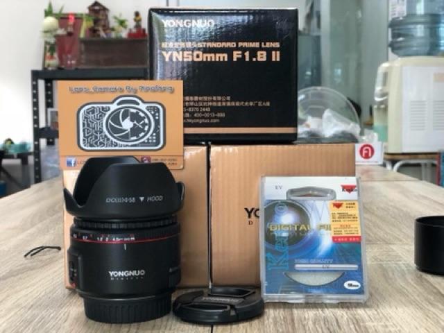 YN50mm f1.8 ii for Canon แถมฮูด ฟิลเตอร์ สินค้าประกัน 1 ปี