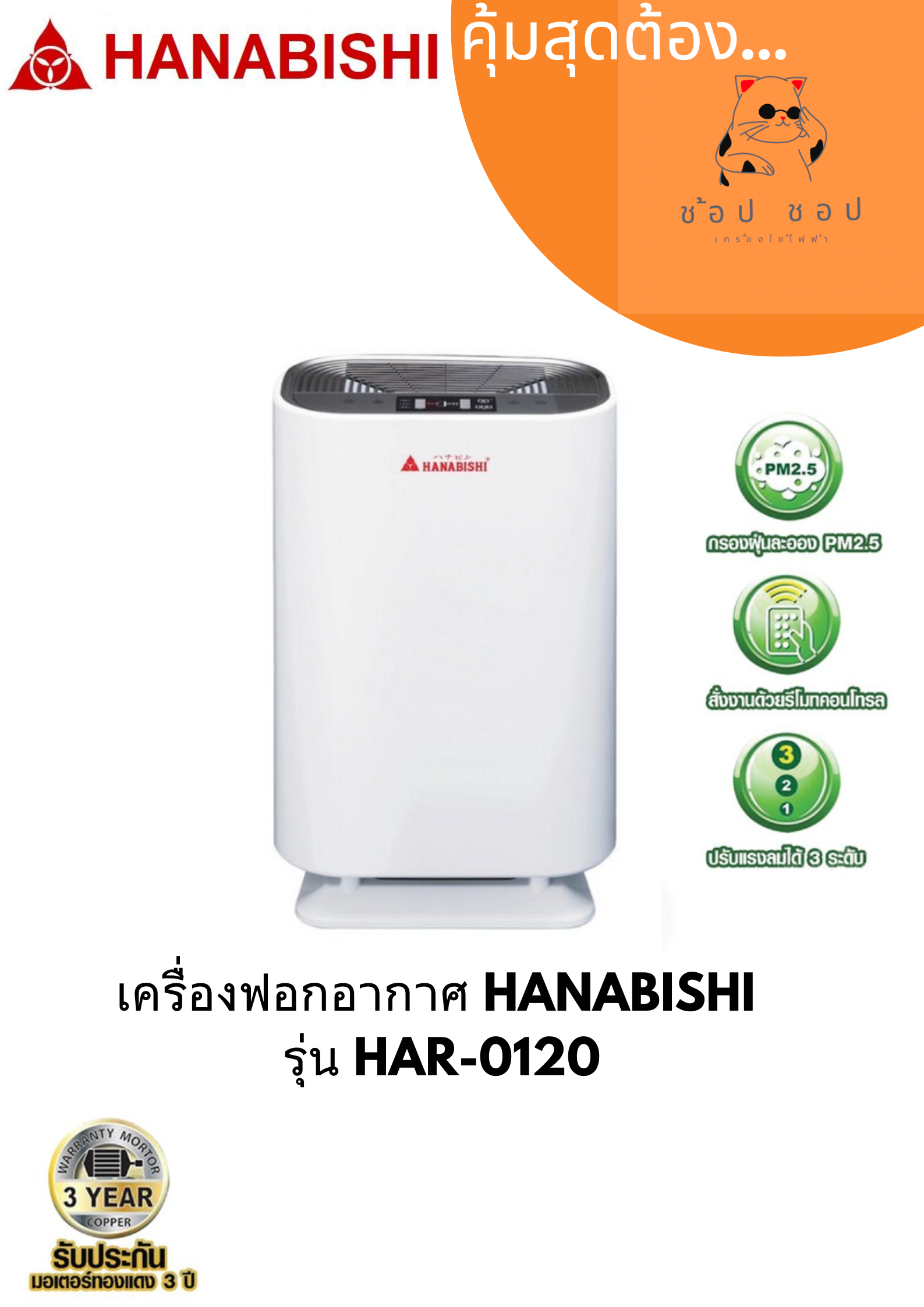 Hanabishi air purifier deals review