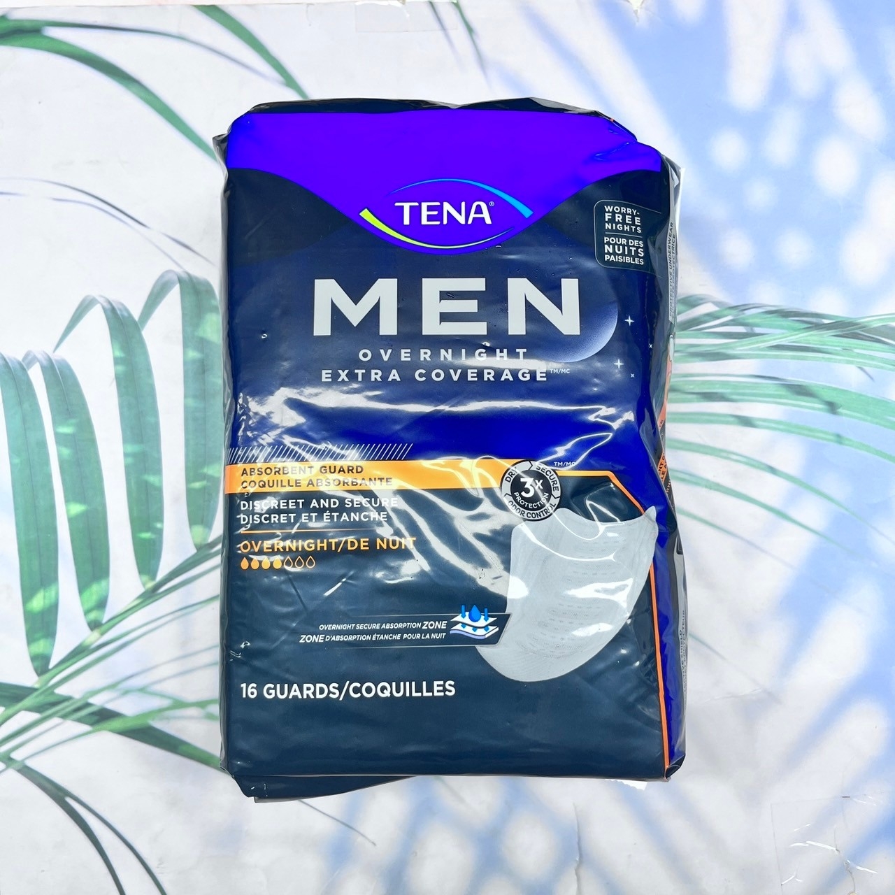 ทีน่า แผ่นอนามัยลดความอับชื้น สำหรับผู้ชาย MEN Absorbent Guard Coquille Absorbante, Super 16 Pcs. (Tena®) การดูดซึมสูง แผ่นป้องกันการกลั้นปัสสาวะไม่อยู่ ราคา 1,269 บาท*ส่งฟรี